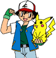 Ash and his Pikachu